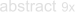 abstract 9x